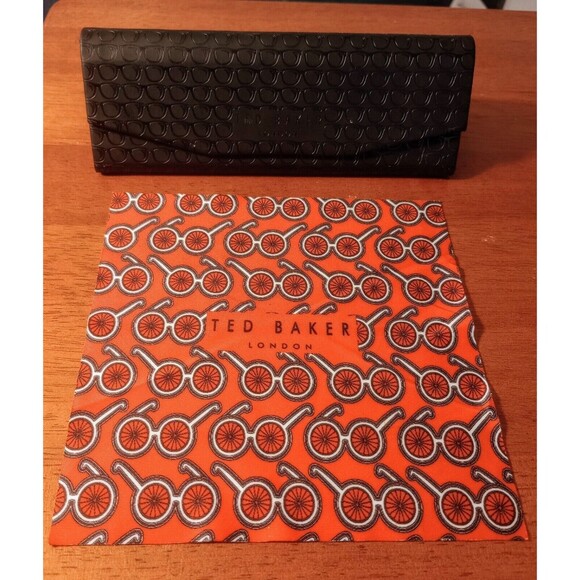 Ted Baker Accessories - Ted Baker London Eyeglass Case Black Standard Size w/ Citrus Cleaning Cloth